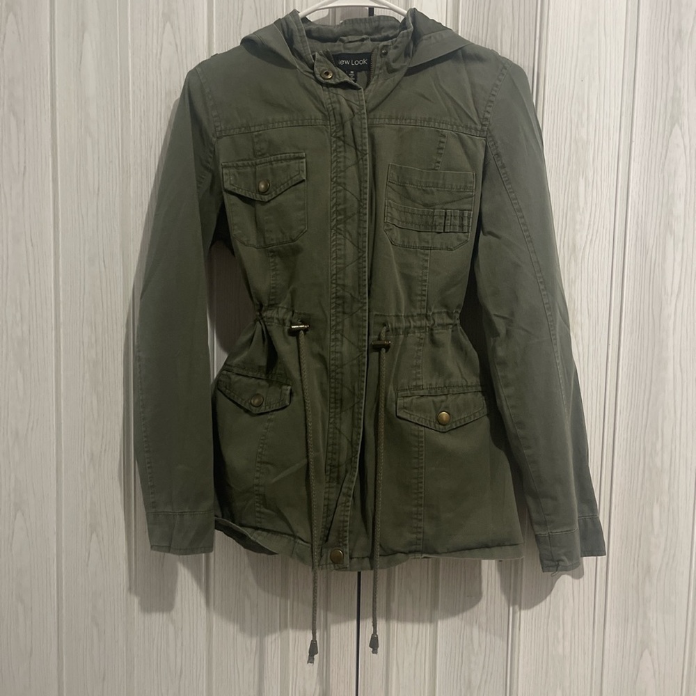 Olive green coat